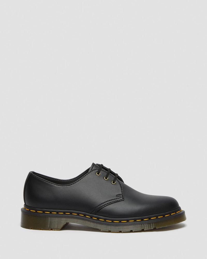 Black Men's Dr Martens Vegan 1461 Felix Oxfords Shoes | CA 618LIS